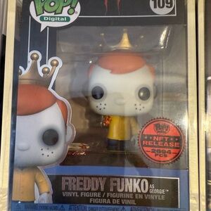 Funko Freddy Figure with Crown and Yellow Outfit
